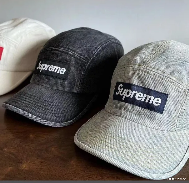 CAP SS23 Water Washed Hat Black Washed Water White CAMP DENIM Tannin Blue Camping 1015